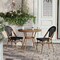 Flash Furniture Marseille French Bistro 31.5in. Table, Blk Textilene, Glass Top, Bamboo Print Alum Frame in Natural SDA-AD641011-80-BK-NAT-GG - alternate 7